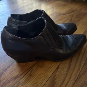 Vintage Durango Women’s Brown Leather Western Ankle Boots Size 7M